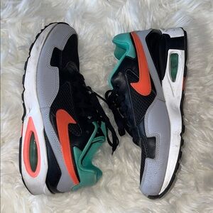 Nike Air Max with Orange and Teal Women’s size 9